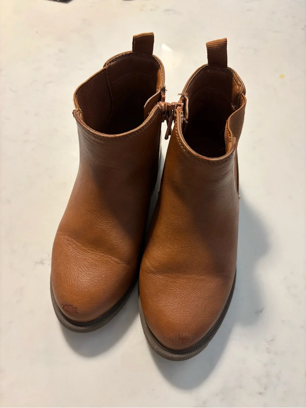 Cat & Jack Tan Pull-Tab Chelsea Boots for Kids